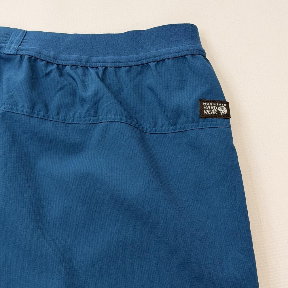Mountain Hardwear Pants Womens Large Blue Hiking Elastic Waist Ankle Travel - Picture 12 of 12